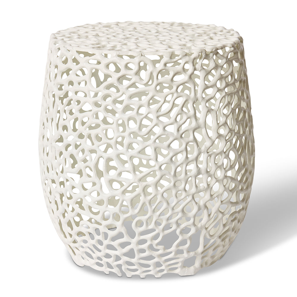 Ishaan Side Table - White