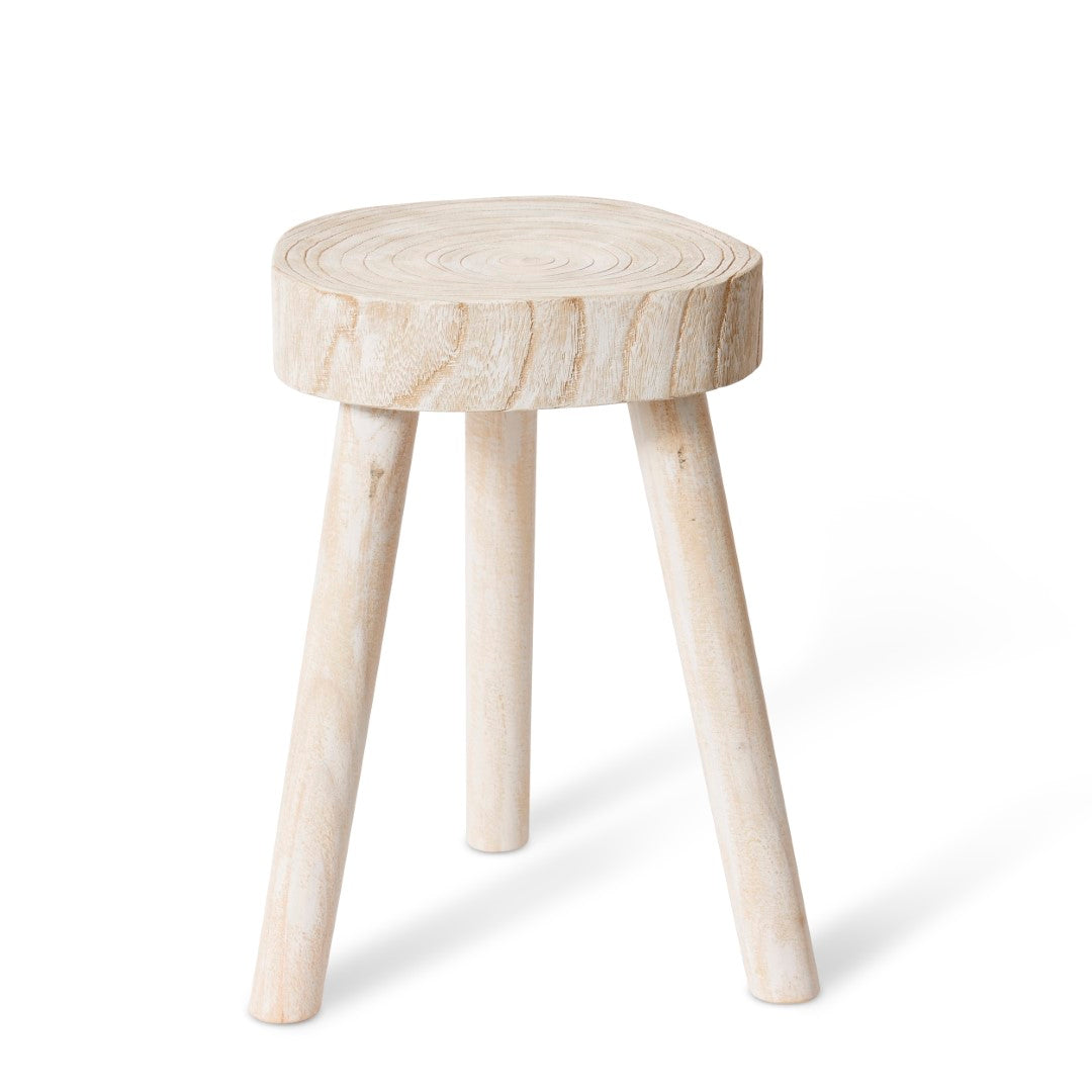 Cesar Side Table Small - White Wash