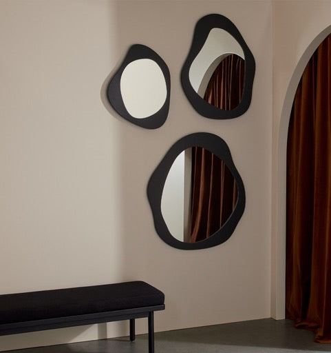 Aura Mirror Black – 85cm x 95cm